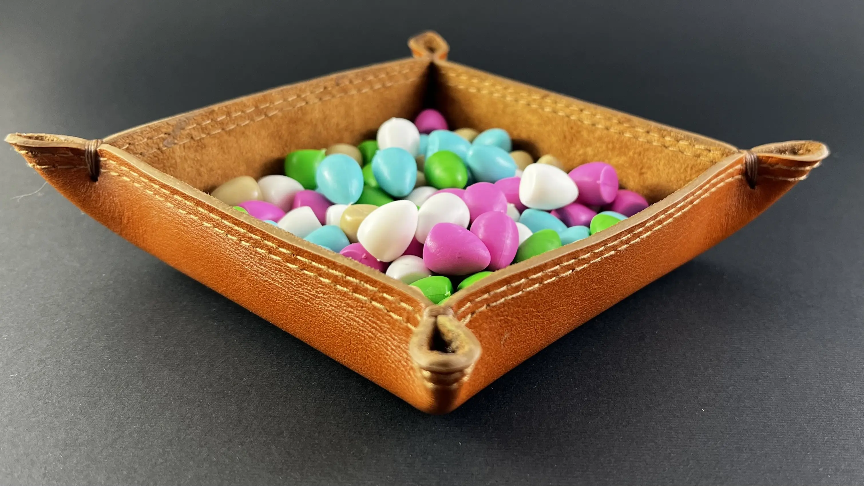 ارگانایزر چرمی بزرگ مخصوص تایل و توکن