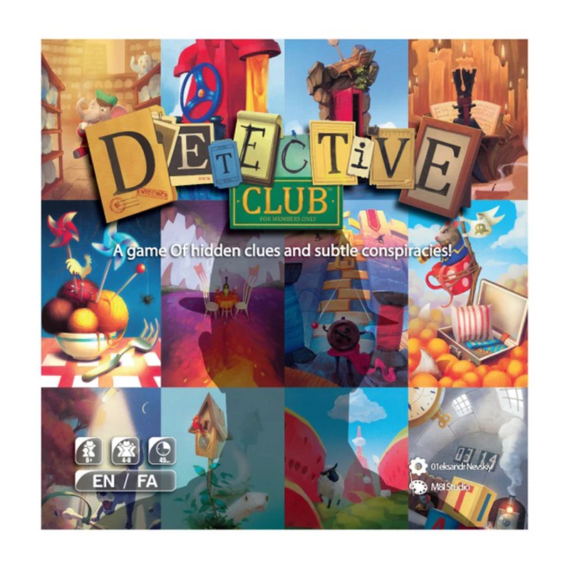 بازی باشگاه کاراگاهان (detective club)