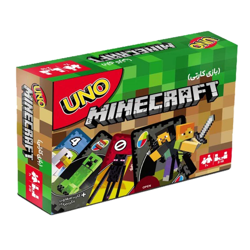بازی اونو ماینکرفت uno mincraft