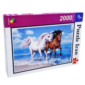 پازل 2000 تکه ایران پازل طرح دو اسب